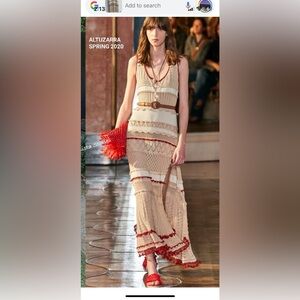 ALTUZARRA Knit maxi dress small medium runway dress